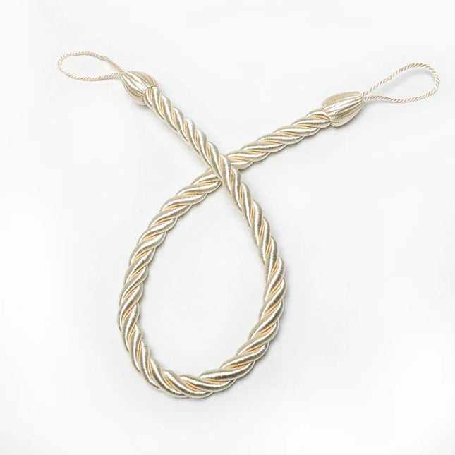 Koristeellinen punottu köysi verhoille