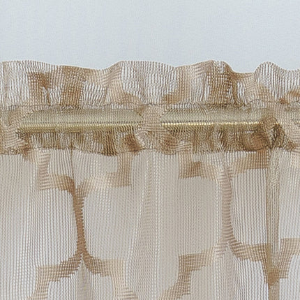 Moderni kuviollinen kappaverho keittiöön