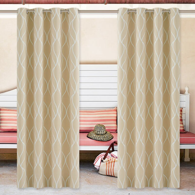 Harmaa kuviollinen ulkoverho parvekkeelle