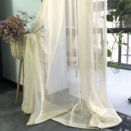 Kimalteleva läpikuultava valoverho