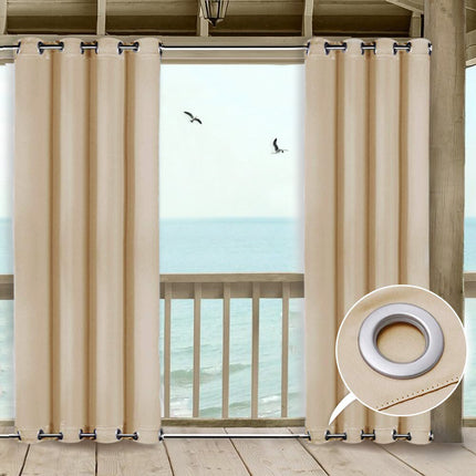 Säänkestävä verho parvekkeelle purjerenkailla