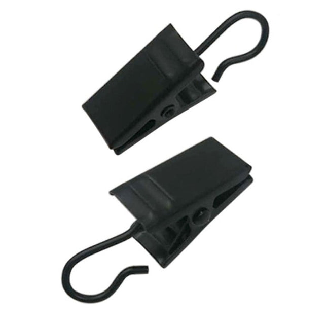 Valkoiset verhonipistimet koukulla