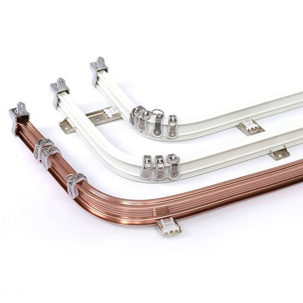 Taivutettava verhokisko kattoasennukseen