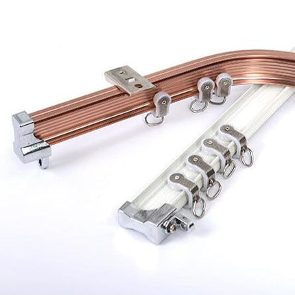 Taivutettava verhokisko kattoasennukseen