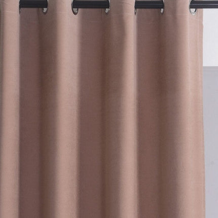 Yksivärinen vaaleanpunainen Bauska pimennysverho