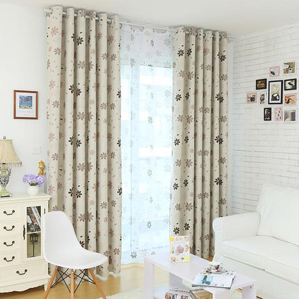 Moderni kuviollinen pimennysverho makuuhuoneeseen