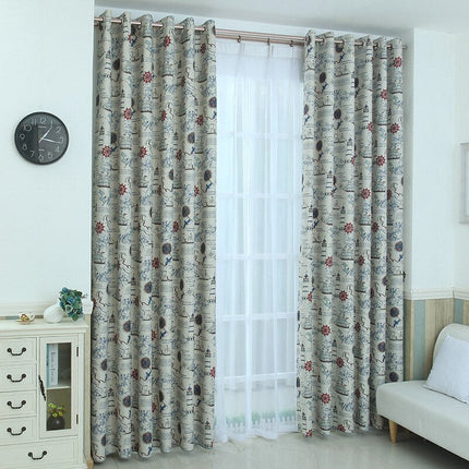 Merellinen pimennysverho pojan huoneeseen