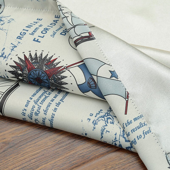 Merellinen pimennysverho pojan huoneeseen