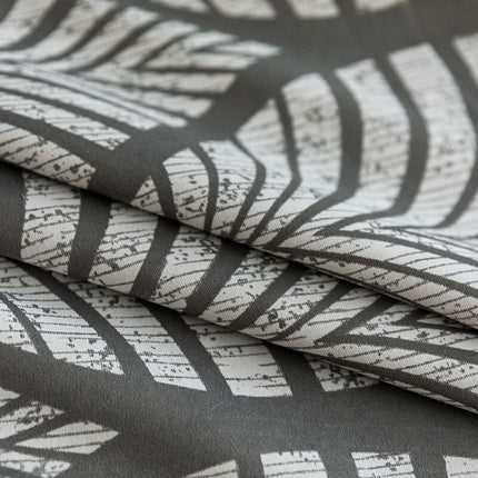 Lehtikuvioinen pimennysverho makuuhuoneeseen