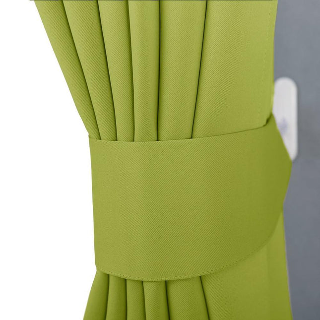 Yksivärinen pimennysverho nauhakiinnityksellä