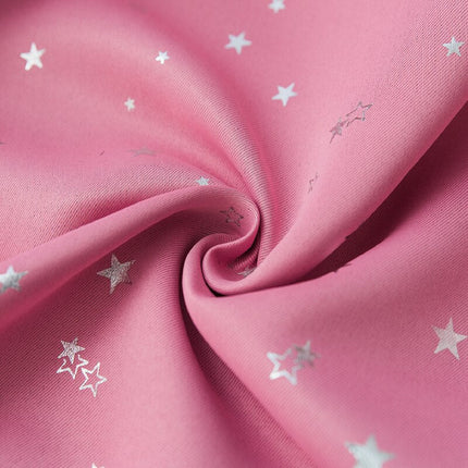 Vaaleanpunainen pimennysverho tähtikuviolla