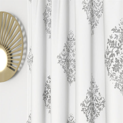 Klassinen damaskikuvioinen ikkunaverho