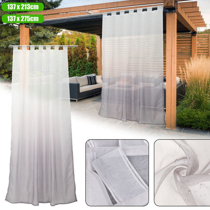Liukuvärjätty valoverho ulkokäyttöön