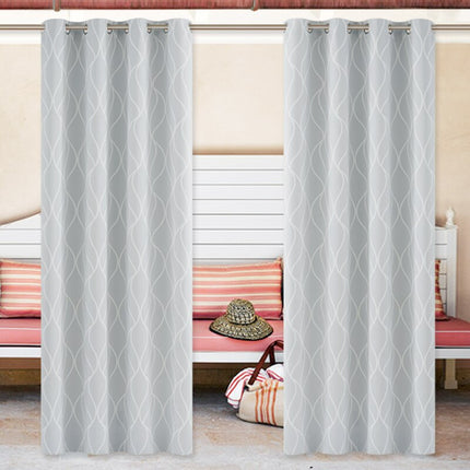 Harmaa kuviollinen ulkoverho parvekkeelle