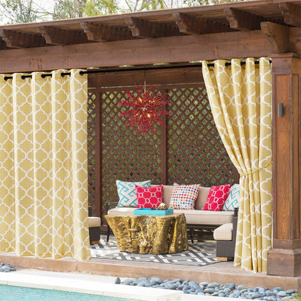 Säänkestävä ulkoverho terassille