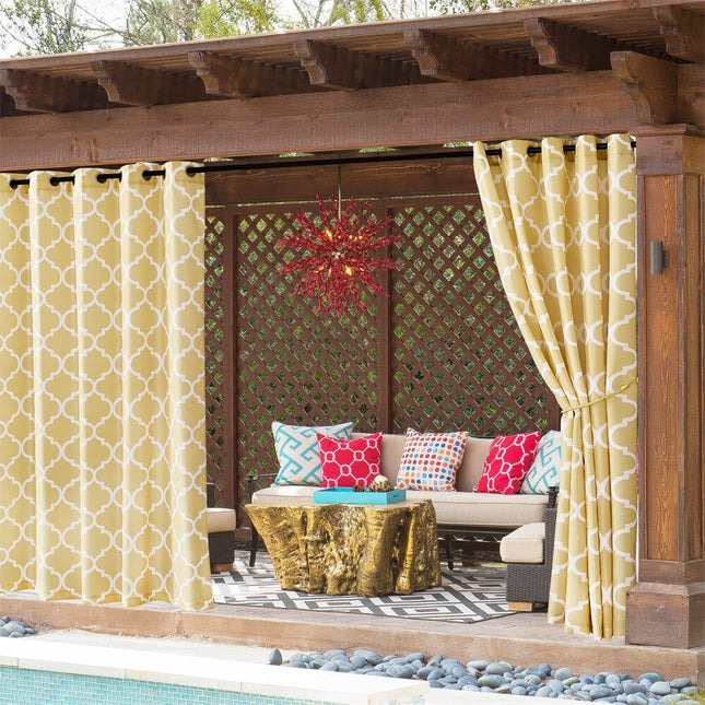 Säänkestävä ulkoverho terassille