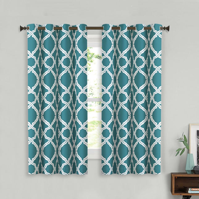 Pimennysverho modernilla ristikuvioinnilla