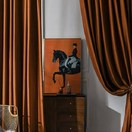 Struktuurikuvioitu paksu verho olohuoneeseen