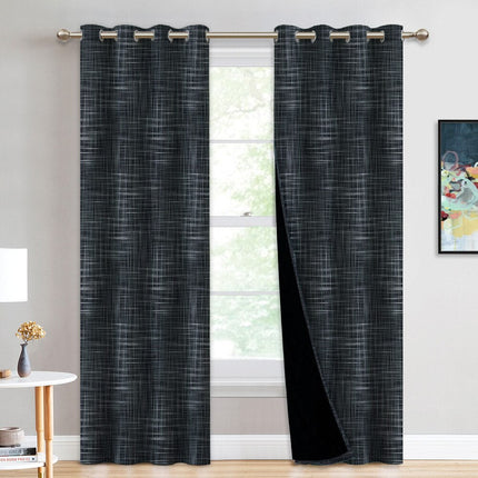 Struktuurikuvioinen pimennysverho olohuoneeseen