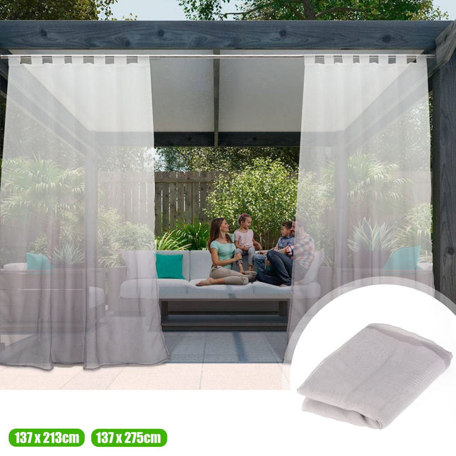 Liukuvärjätty valoverho ulkokäyttöön