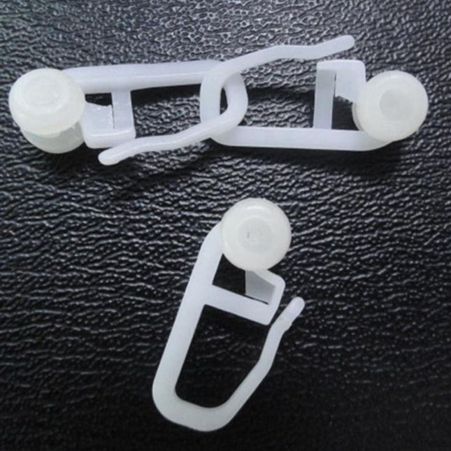 Muoviset verhokoukut rypytysnauhaan