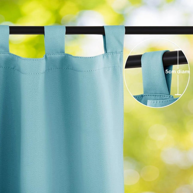 Turkoosi vedenpitävä ulkoverho parvekkeelle