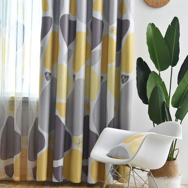 Abstrakti kuviollinen pimennysverho