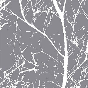 Säänkestävä ulkoverho sinisellä oksakuviolla