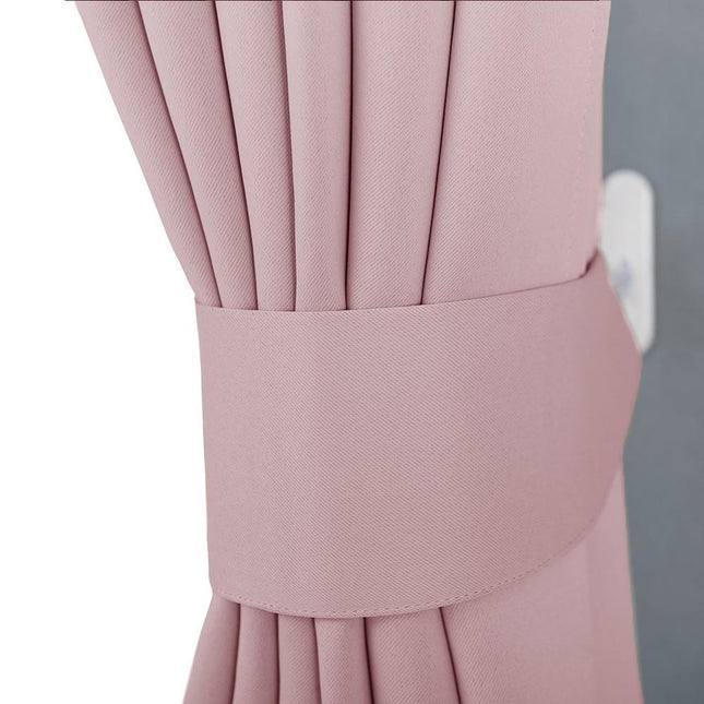 Yksivärinen pimennysverho nauhakiinnityksellä