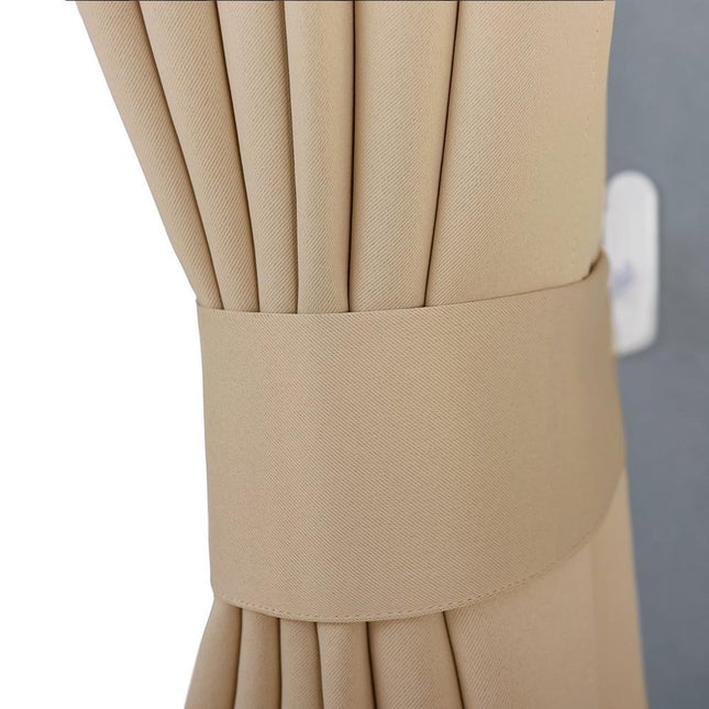 Yksivärinen pimennysverho nauhakiinnityksellä