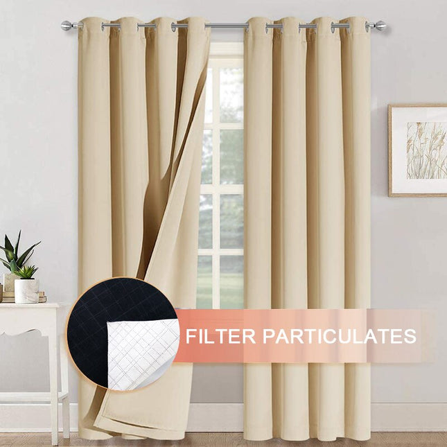 Lämpöä eristävä ja suodattava pimennysverho