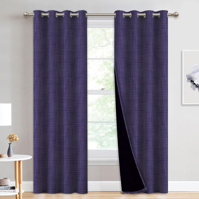 Struktuurikuvioinen pimennysverho olohuoneeseen