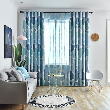 Lastenhuoneen valoverho porokuviolla