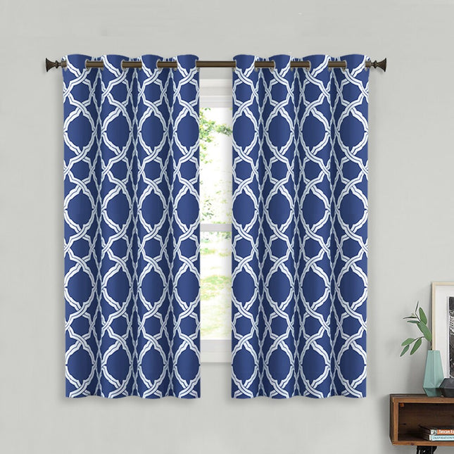 Pimennysverho modernilla ristikuvioinnilla