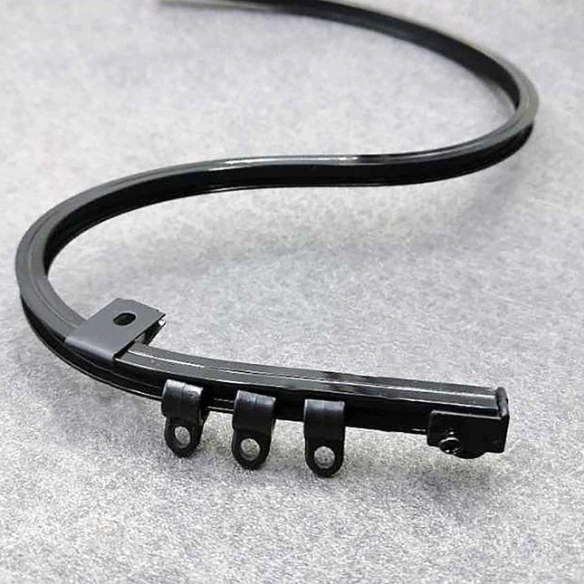 Taipuisa verhokisko kaareville seinille