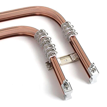 Taivutettava verhokisko kattoasennukseen