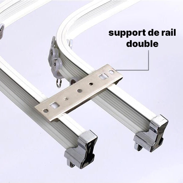 Taivutettava verhokisko kattoasennukseen