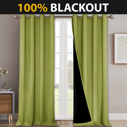 Vihreä ääntä vaimentava pimennysverho