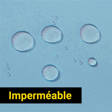 Taivaansininen säänkestävä verho ulkokäyttöön