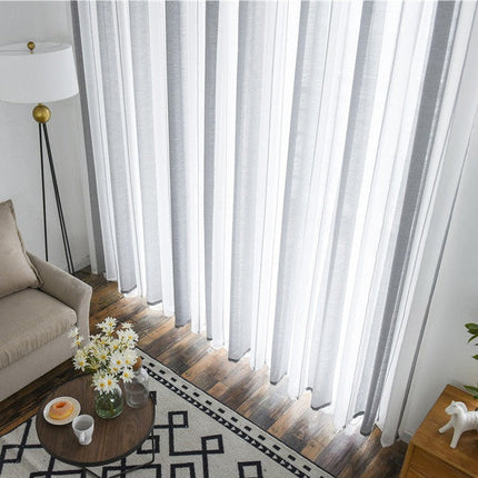 Raidallinen valoverho moderniin sisustukseen