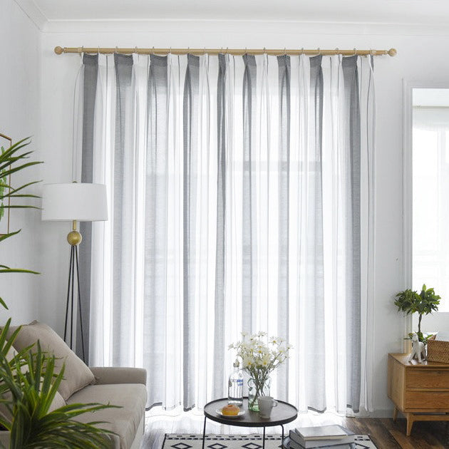 Raidallinen valoverho moderniin sisustukseen