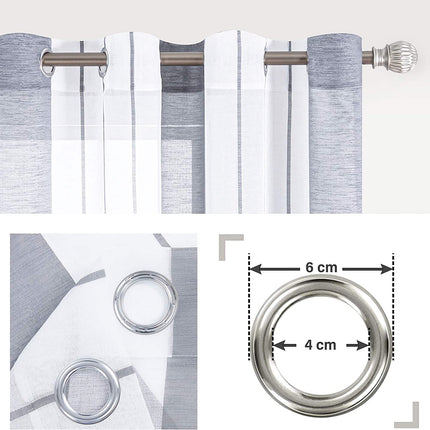 Raidallinen valoverho moderniin sisustukseen