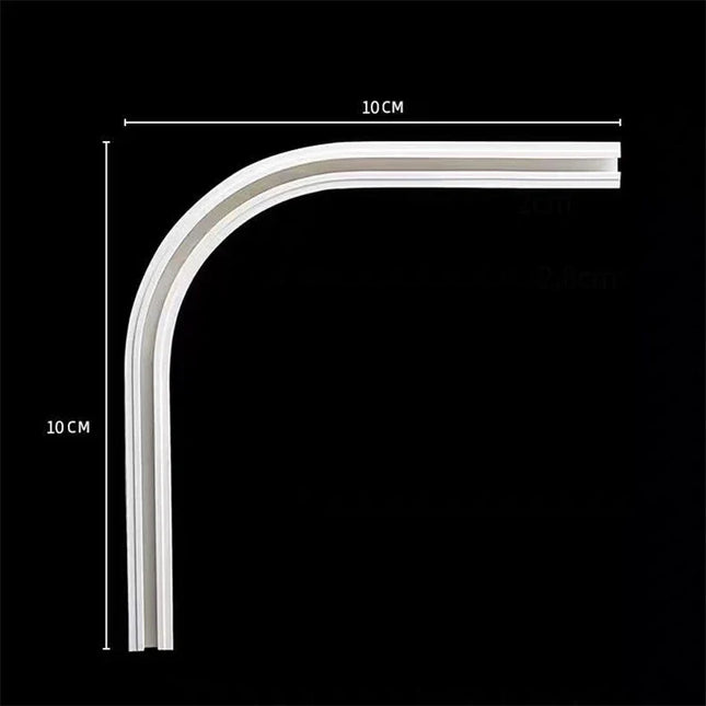 Itseliimautuva verhokisko ilman poraamista