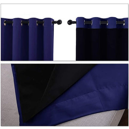 Sinivioletti lämpöä eristävä pimennysverho