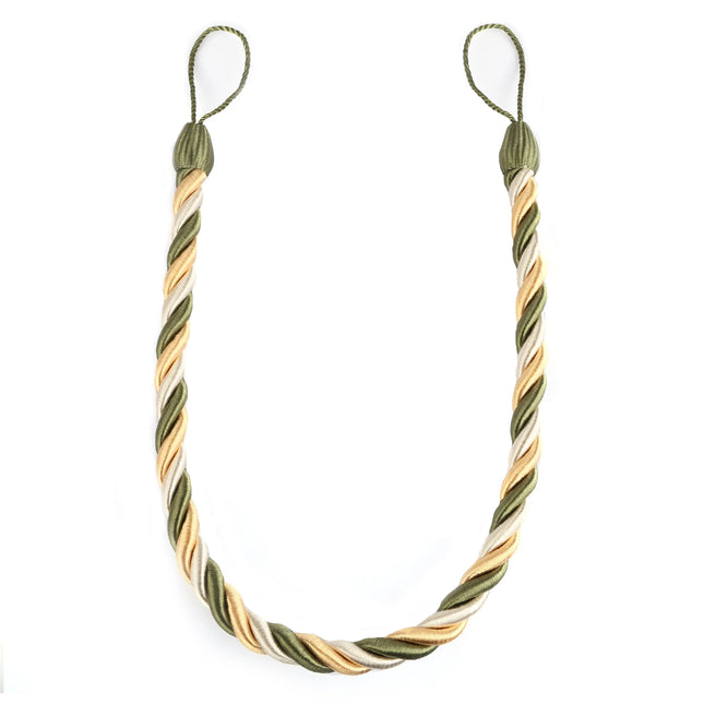 Koristeellinen punottu köysi verhoille