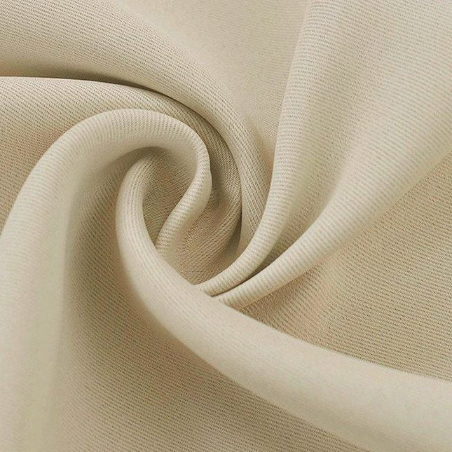 Beige säänkestävä verho ulkokäyttöön