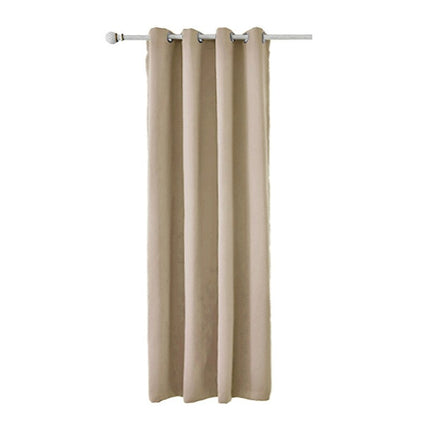 Yksivärinen beige ulkoverho parvekkeelle