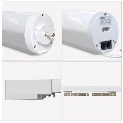 Älykäs moottoroitu verhokisko kaukosäätimellä