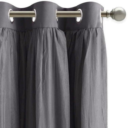 Kaksikerroksinen pimennysverho integroidulla valoverholla