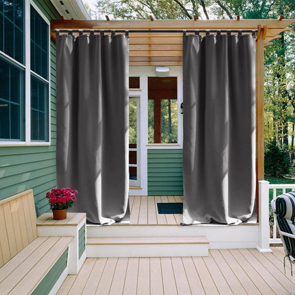 Säänkestävä ulkoverho lenkeillä parvekkeelle